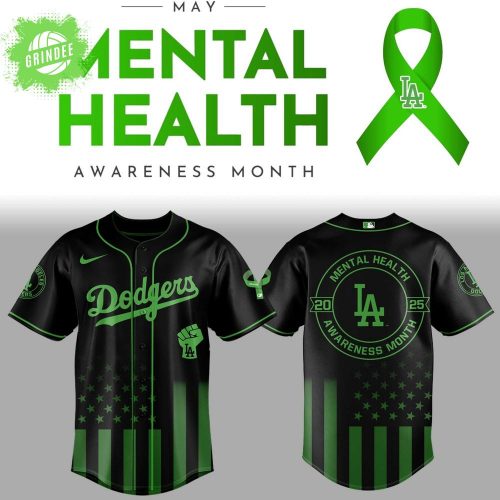 LA Dodgers Mental Health Awareness Month 2025 Jersey – Fan Tribute Edition