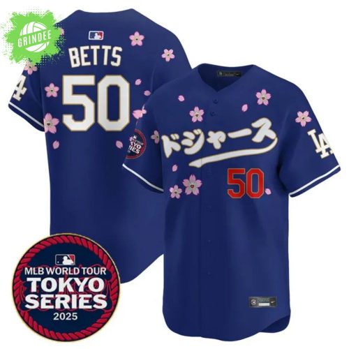 LA Dodgers Tokyo Series 2025 Jersey Royal – Kanji Vapor Limited Baseball Shirt