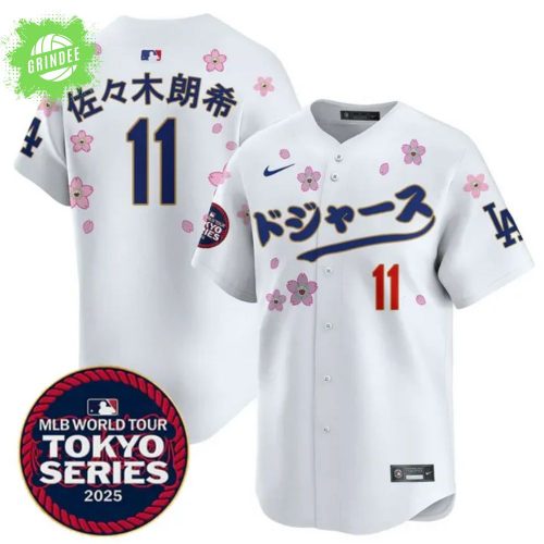 LA Dodgers Tokyo Series 2025 Jersey White – Kanji Vapor Limited Edition