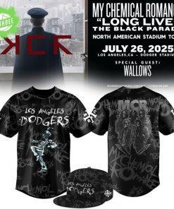 LA Dodgers x 2025 My Chemical Romance Concert Jersey