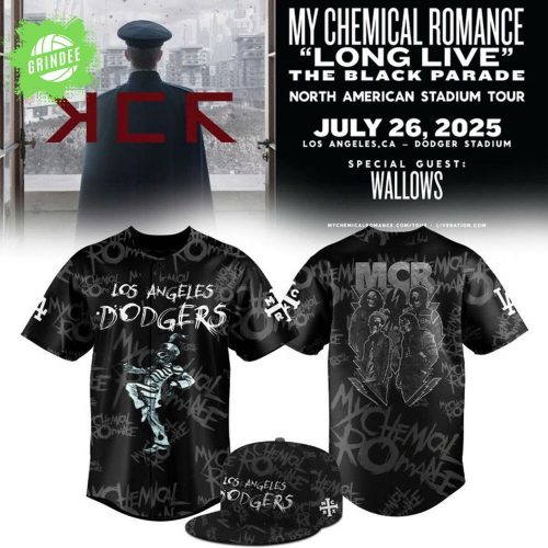 LA Dodgers x 2025 My Chemical Romance Concert Jersey