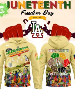 LA Dodgers x Juneteenth Freedom Day 2025 Commemorative Hoodie