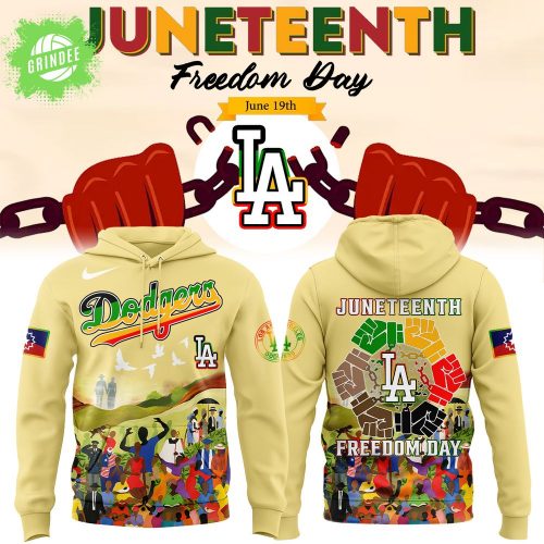 LA Dodgers x Juneteenth Freedom Day 2025 Commemorative Hoodie
