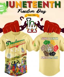 LA Dodgers x Juneteenth Freedom Day 2025 Commemorative Jersey