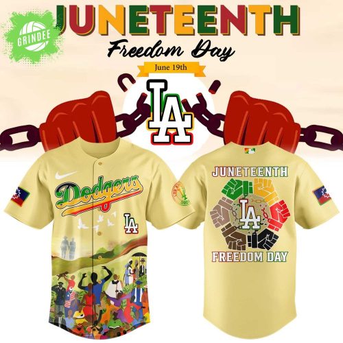LA Dodgers x Juneteenth Freedom Day 2025 Commemorative Jersey