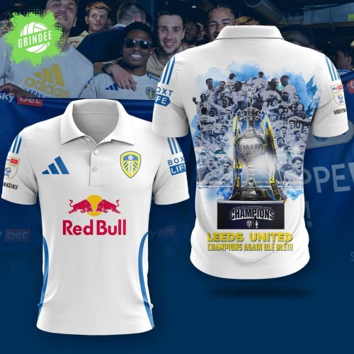 Leeds United Champions 2025 Polo Shirt – Premier League Winner Edition