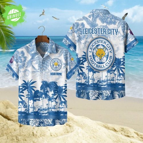 Leicester City FC Hawaiian Style Tropical Shirt
