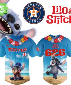 Lilo & Stitch x Houston Astros Baseball Jersey 2025