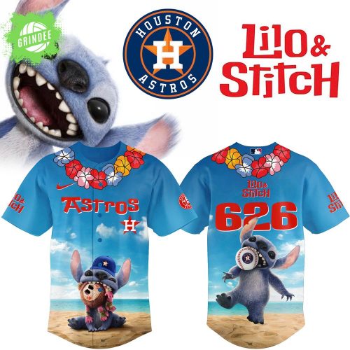 Lilo & Stitch x Houston Astros Baseball Jersey 2025