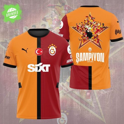 Limited Edition Galatasaray S.K. 3D T-Shirt