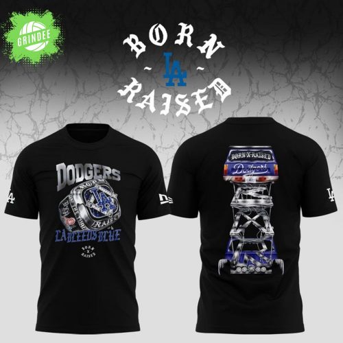 Limited Edition Los Angeles Dodgers x Bornxraised Tshirt 2025