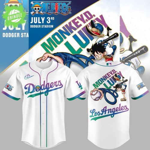Limited Edition Los Angeles Dodgers x ONE PIECE Jersey 2025