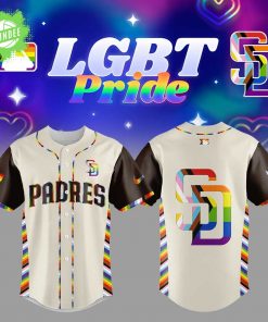 Limited Edition San Diego Padres LGBT Pride Night New Jersey