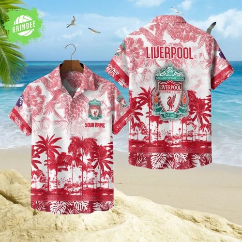 Liverpool FC Hawaiian Style Tropical Summer Shirt