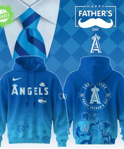 Los Angeles Angels 2025 Father’s Day Hoodie – Baseball Gift Hoodie