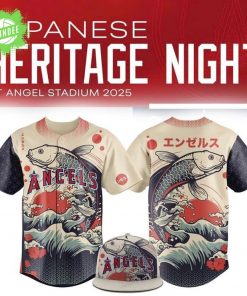 Los Angeles Angels 2025 Japanese Heritage Celebration Jersey