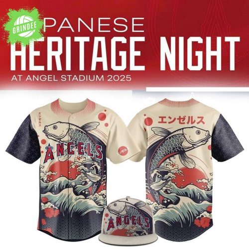 Los Angeles Angels 2025 Japanese Heritage Celebration Jersey