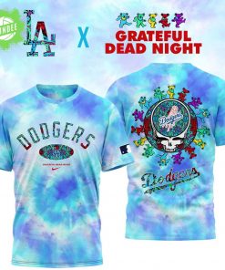 Los Angeles Angels x Grateful Dead Night Blue Shirt New Design 2025