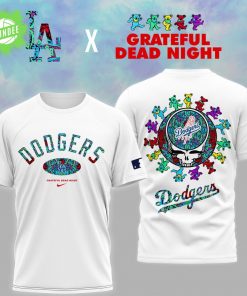 Los Angeles Angels x Grateful Dead Night White Shirt New Design 2025