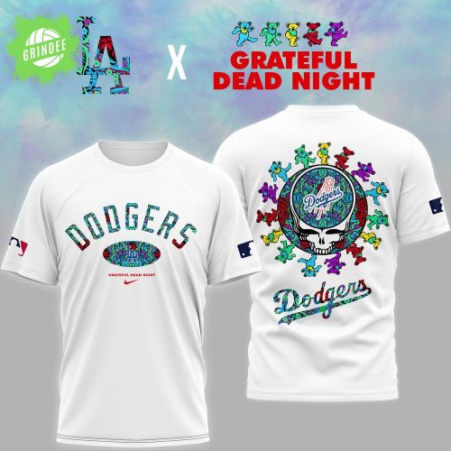 Los Angeles Angels x Grateful Dead Night White Shirt New Design 2025