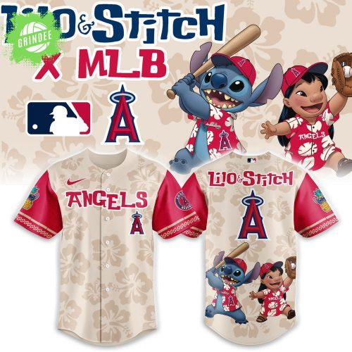 Los Angeles Angels x Lilo & Stitch 2025 Baseball Jersey