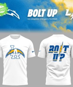 Los Angeles Chargers Bolt Up White Shirt