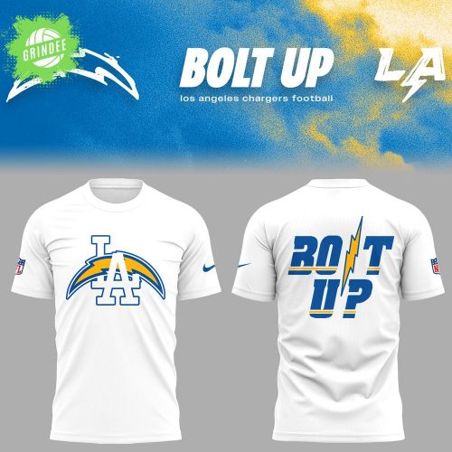 Los Angeles Chargers Bolt Up White Shirt