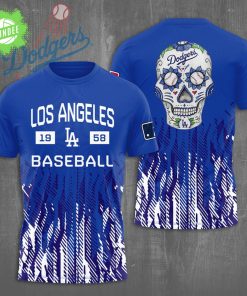 Los Angeles Dodgers 1958 Blue Baseball T-Shirt – Retro Fan Edition