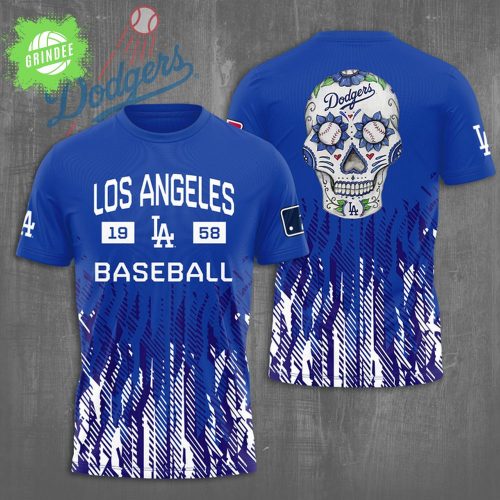 Los Angeles Dodgers 1958 Blue Baseball T-Shirt – Retro Fan Edition