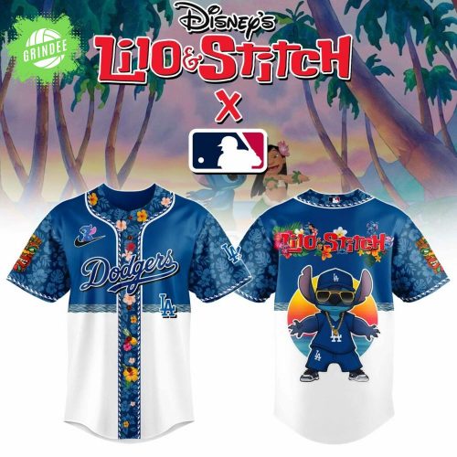 Los Angeles Dodgers MLB x Lilo & Stitch Jersey