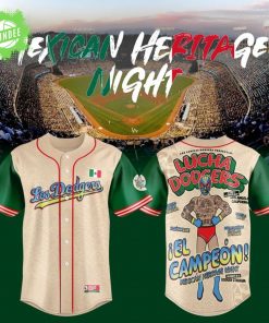 Los Angeles Dodgers Mexican Heritage Night Jersey 2025 – MLB Fiesta Edition