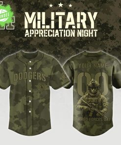 Los Angeles Dodgers Military Appreciation & Armed Forces Day Jersey – Custom MLB Tribute