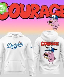 Los Angeles Dodgers x Courage the Cowardly Dog 2025 Hoodie
