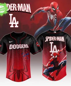 Los Angeles Dodgers x Spider-Man Game Night Jersey 2025 – Marvel Baseball Crossover