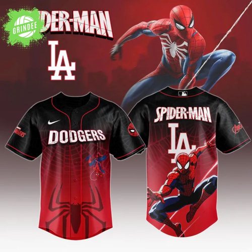 Los Angeles Dodgers x Spider-Man Game Night Jersey 2025 – Marvel Baseball Crossover