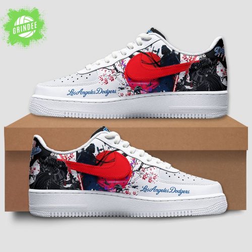 Los Angeles Dodgers x Star Wars Night 2025 AF1 Sneakers – Galaxy Baseball Shoes