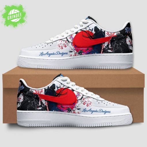 Los Angeles Dodgers x Star Wars Night 2025 AF1 Sneakers – Galaxy Baseball Shoes