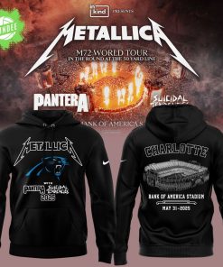 M72 World Tour x Carolina Panthers 2025 Black Band Hoodie