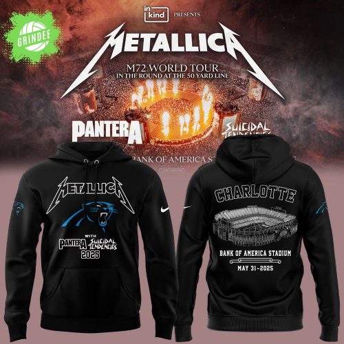 M72 World Tour x Carolina Panthers 2025 Black Band Hoodie