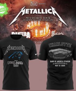 M72 World Tour x Carolina Panthers 2025 Black Band T-Shirt