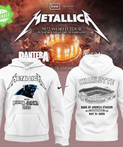 M72 World Tour x Carolina Panthers 2025 White Band Hoodie