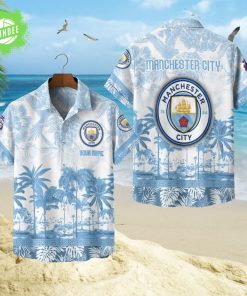 Manchester City Football Hawaiian Style Tropical Shirt