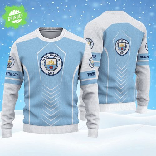 Manchester City Ugly Christmas Sweater 2025 – Holiday Edition Pullover