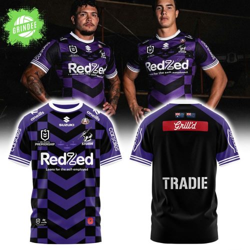 Melbourne Storm AnZac Day 2025 Memorial T-Shirt