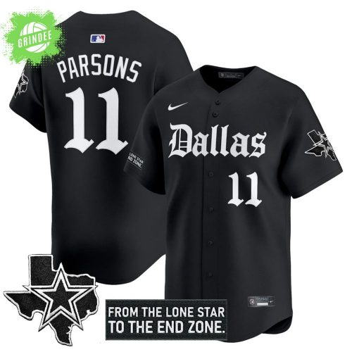 Men’s Dallas Cowboys ‘Gothic Lone Star Edition’ Vapor Baseball Jersey