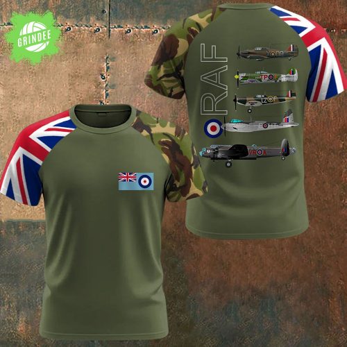 Men’s Vintage Spitfire Lancaster Typhoon Hurricane Mosquito Tee