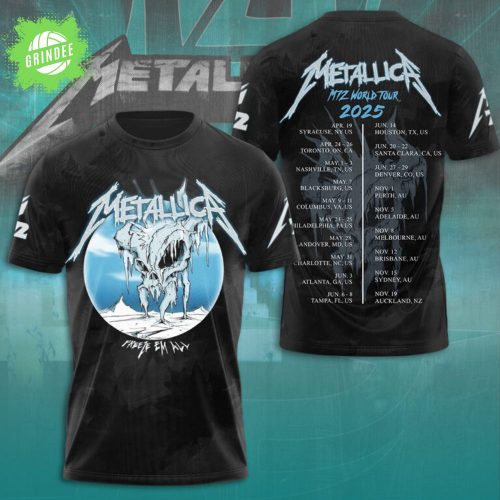 Metallica Freeze Band 3D Tshirt