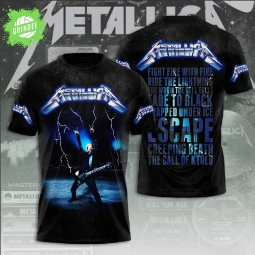 Metallica Ride The Lightning 3D Tshirt