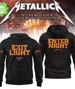 Metallica x Virginia “Exit Light Enter Night” Black Hoodie – 2025 Rock Fan Edition