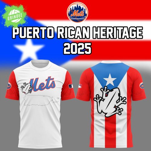 Mets x Puerto Rican Heritage tshirt 2025